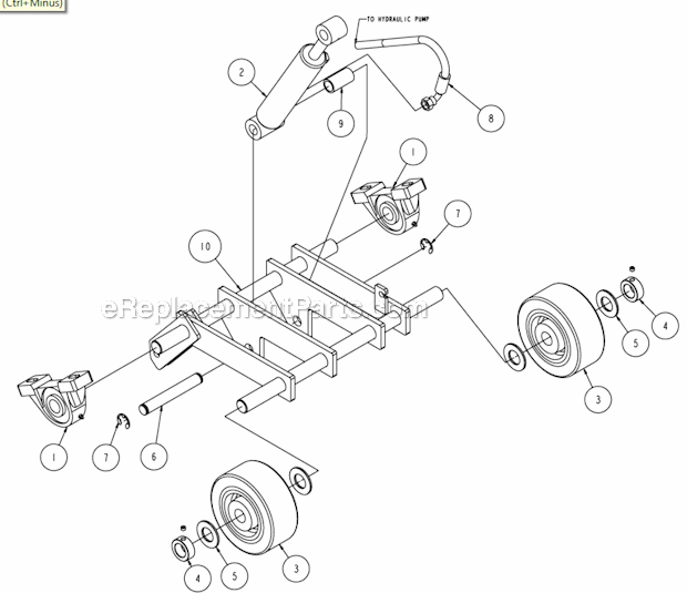 Page X Diagram and Parts List for MK-4024KB  MK Diamond Concrete Saw